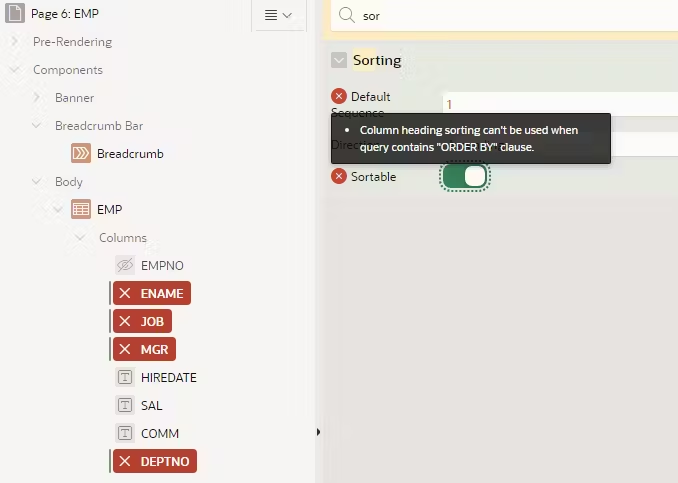 A screen showing APEX.