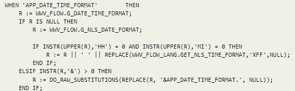 A screen showing the code.