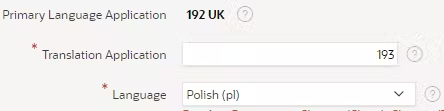 A screen showing the settings.