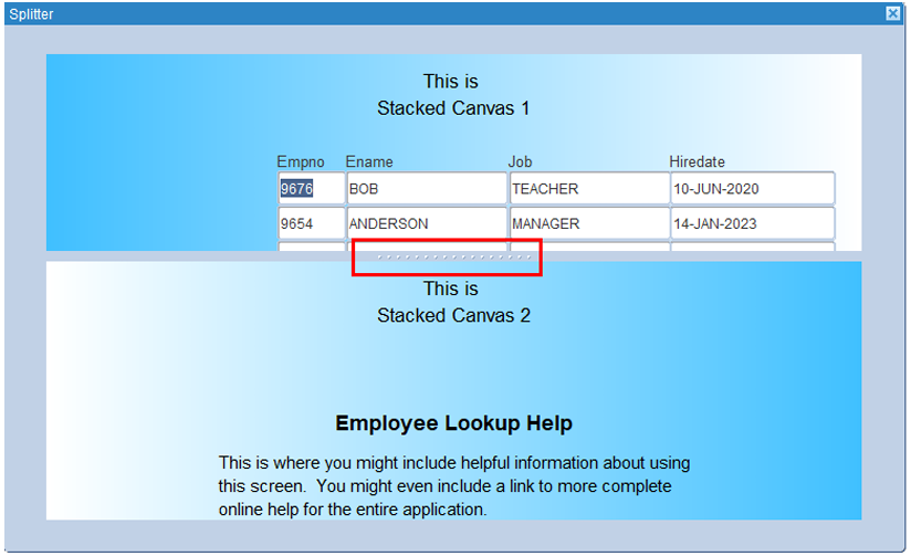 Feature within Forms.